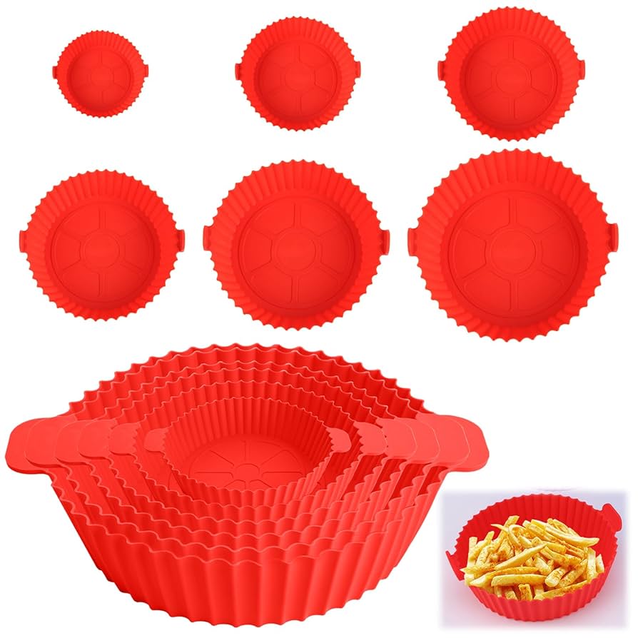 🍟Promoción: Kit Air Fryer (6 moldes) + Brinde Exclusivo 🎁