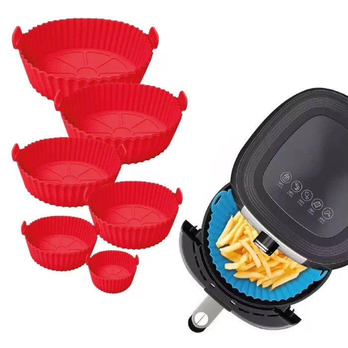 🍟Promoción: Kit Air Fryer (6 moldes) + Brinde Exclusivo 🎁