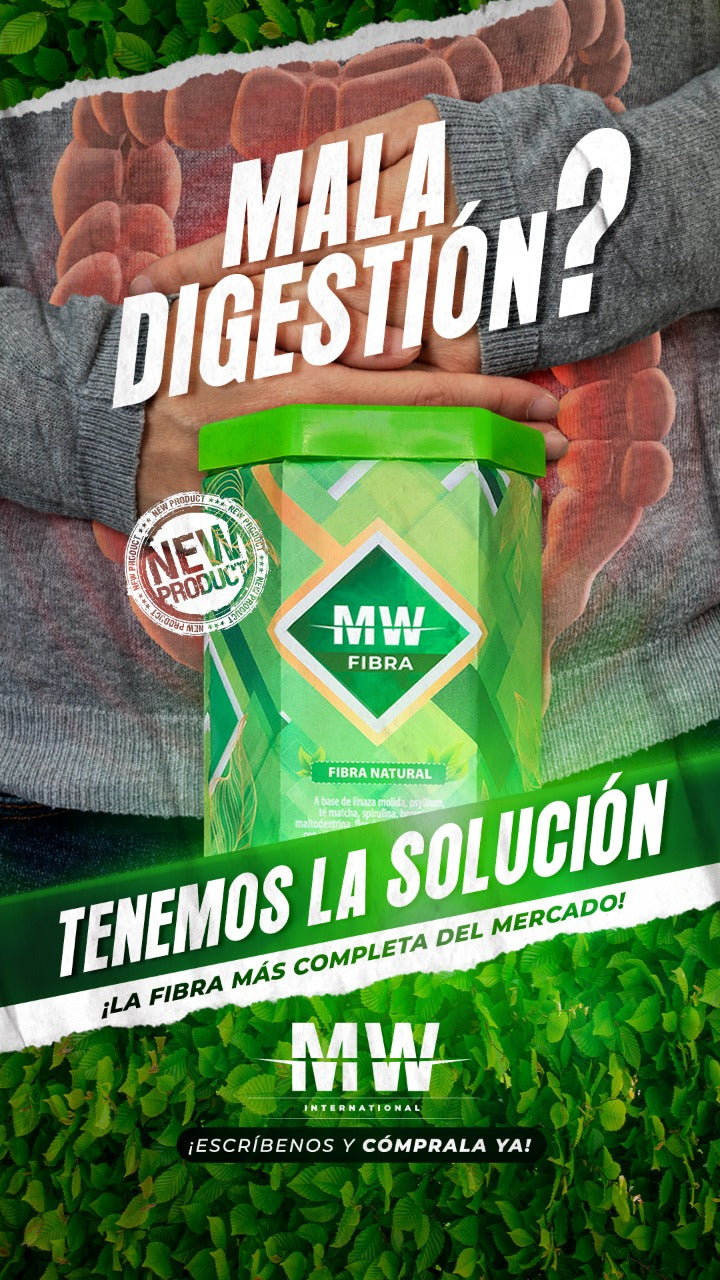 🧡 MW Fibra – ¡Tu aliado natural para un intestino feliz y saludable!