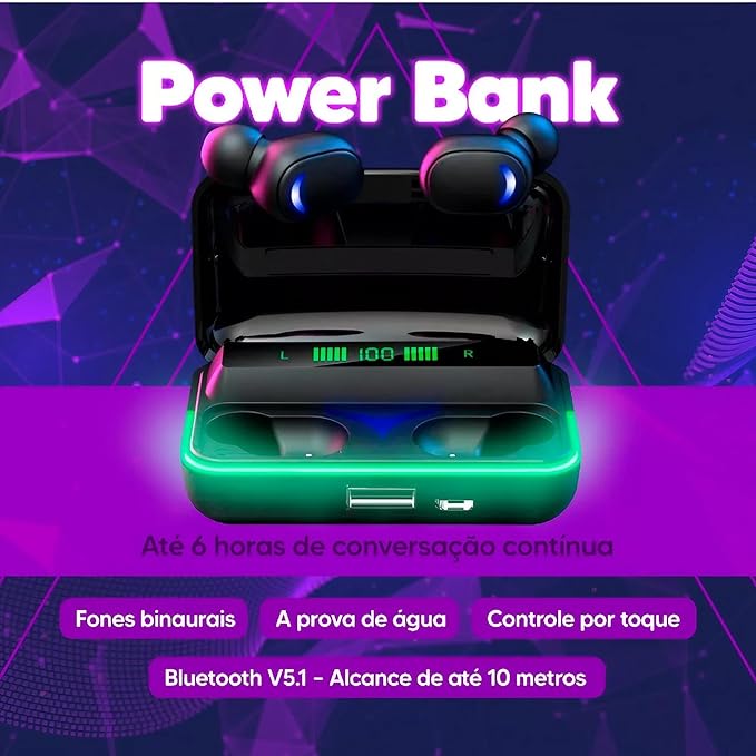 🎧 AUDÍFONOS F9 TRUE WIRELESS - LIBERTAD, ESTILO Y SONIDO ENVOLVENTE 🔊