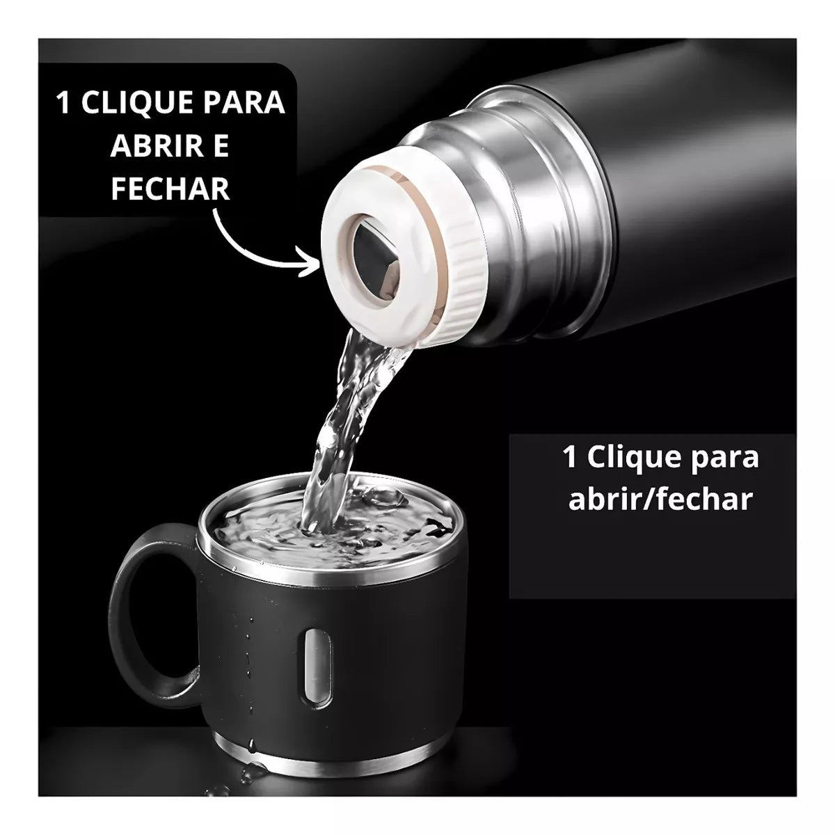 ☕ Termo Térmico 500ml – Café Siempre Caliente 🔥