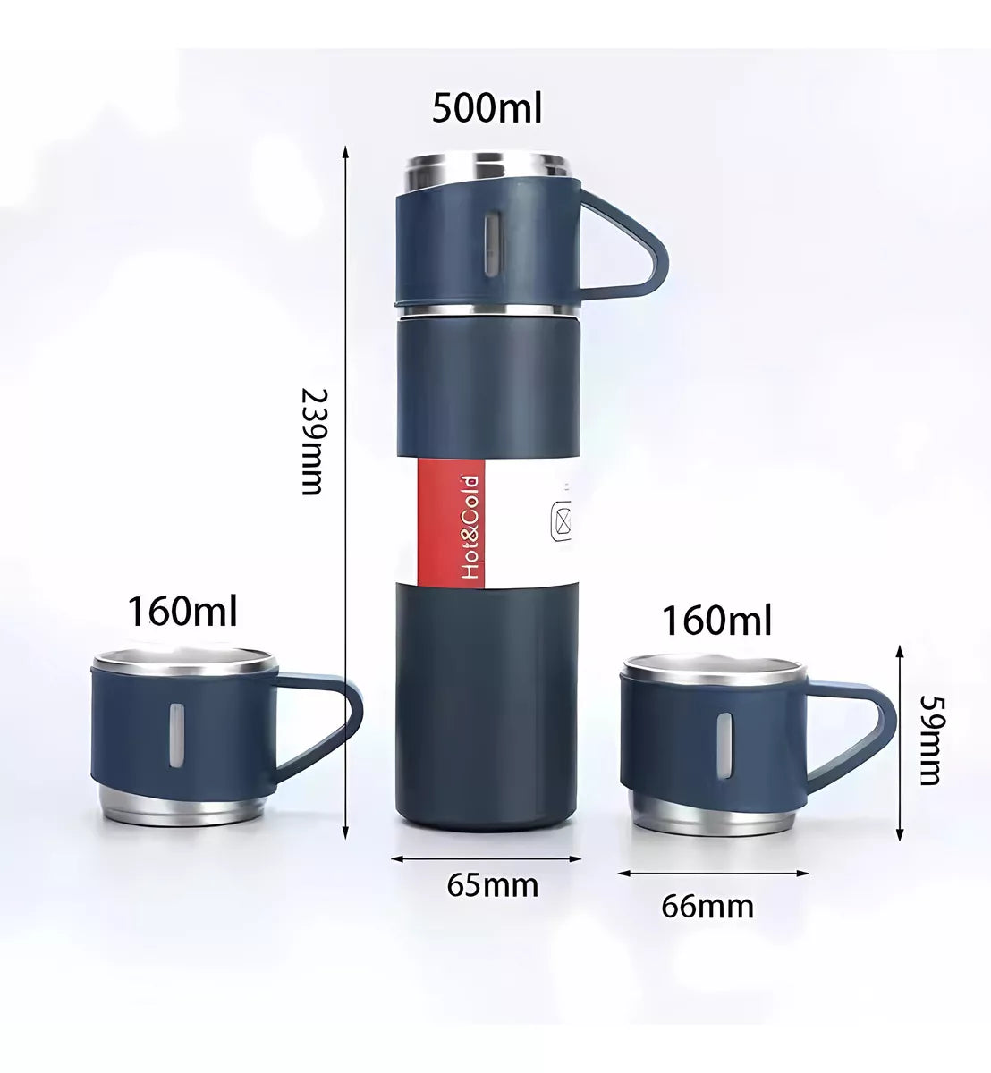 ☕ Termo Térmico 500ml – Café Siempre Caliente 🔥