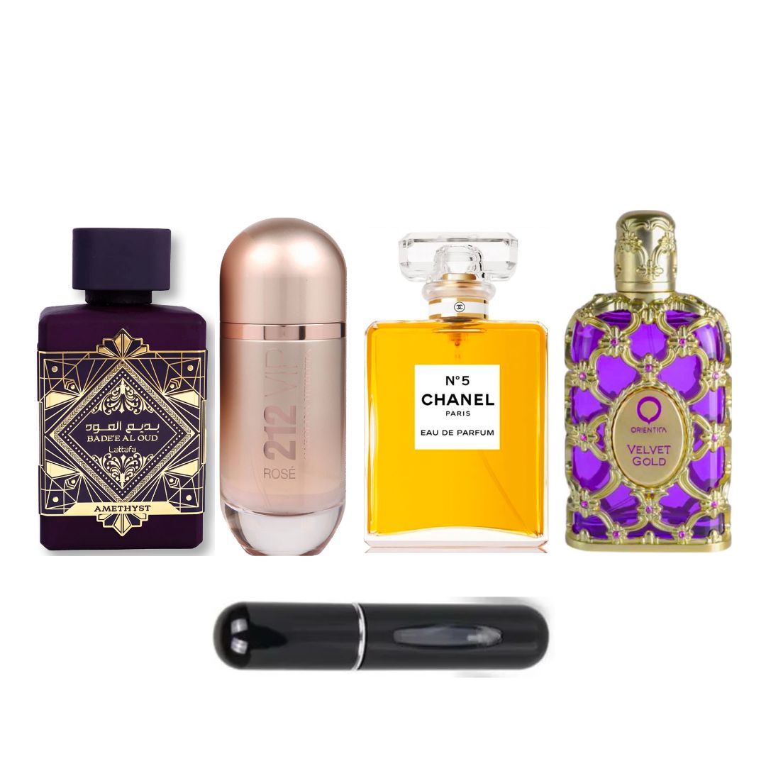 COMBO DE PERFUMES PREMIUM, ELEGANCIA ATEMPORAL EN CADA GOTA